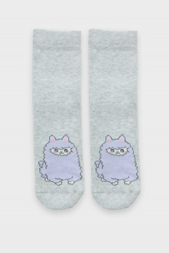 Носки Mark Formelle 504K-2918/B3-24504K св.серый_меланж_рис.2918 - фото 2