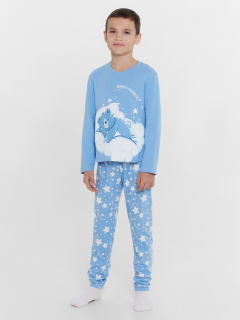 Брюки, джемпер Mark Formelle 563323/24-30519ПП-0 синий_туман_звезды_на_синем_3_сл_на_пол - фото 1