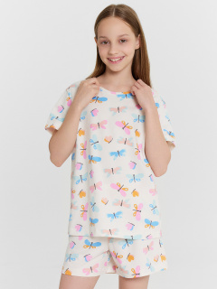 Футболка, шорты Mark Formelle 567727/25-35243ПП-0 стрекозы_на_св.молочном - фото 1