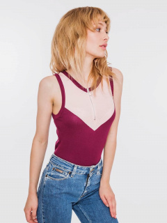 Боди Mark Formelle 582041/19-5767-1 бордовый_пыльная_роза - фото 2