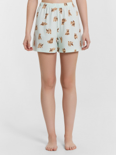 Футболка, шорты Mark Formelle 592535/24-33466ПП-16 св.молочный_собачки_на_св.мяте_3_сл_на_пол - фото 3