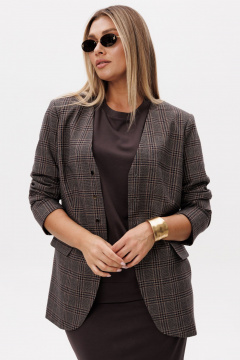 Жакет Ma Vie М-694 коричневый - фото 3