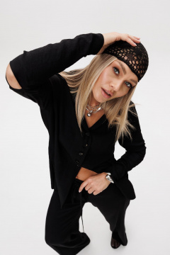 Блуза, брюки Ma Vie М-697 черный - фото 3