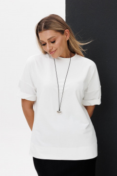 Майка, юбка Ma Vie М-702 белый _черный - фото 3