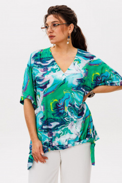 Блуза Anelli 1606.1 морские_узоры - фото 5