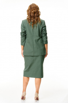 Жакет, ремень, юбка T&N 7647А темная_хвоя - фото 5