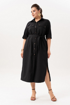 Платье Andina 835 черный - фото 3
