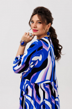 Платье Anelli 1454 ультрамарин - фото 5