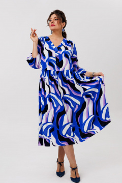 Платье Anelli 1454 ультрамарин - фото 3