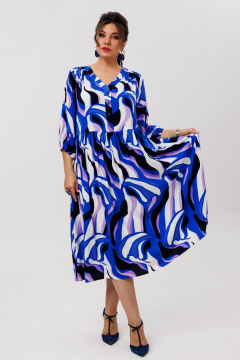 Платье Anelli 1454 ультрамарин - фото 2