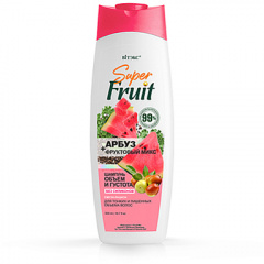 Шампунь Belita SuperFRUIT АРБУЗ+фрукт.микс ШАМПУНЬ д/волос ОБЪЕМ и ГУСТОТА - фото 1