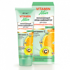 Крем для лица Belita VITAMIN ACTIVE Крем-ХАЙЛАЙТЕР ДНЕВНОЙ д/лица SPF 15 - фото 1