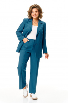 Брюки, жакет Karina deLux M-1273 морская_волна - фото 4