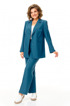 Брюки, жакет Karina deLux M-1273 морская_волна - фото 2