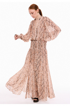 Платье DEVITA 1041 бежевый - фото 3