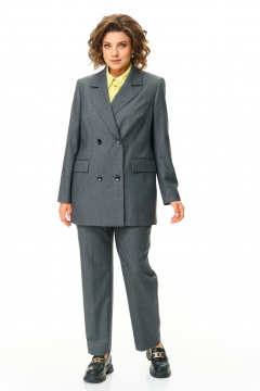 Блуза, брюки, жакет Karina deLux M-1338 серый - фото 3