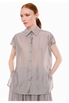 Блуза DEVITA 6045 серый - фото 1