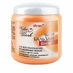 Бальзам-ополаскиватель Belita Живой шелк/Бальзам-шелк д/восст. ослабл. волос - фото 1