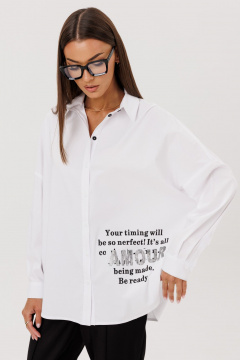 Блуза Ларс Стиль 1124 белый - фото 2