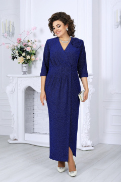 Платье Ninele 7500 василек - фото 4