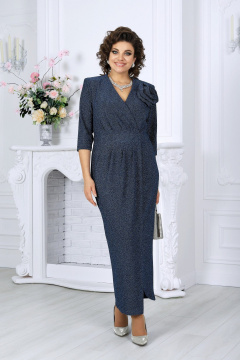 Платье Ninele 7500 светло-синий - фото 3