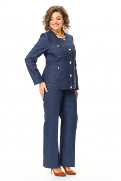 Брюки, жакет VI ORO VR-1197 джинс - фото 5