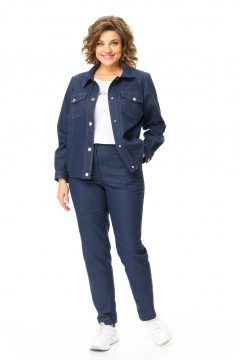 Брюки, жакет VI ORO VR-1199 джинс - фото 1