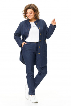 Брюки, жакет VI ORO VR-1200 джинс - фото 4