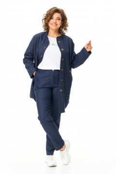 Брюки, жакет VI ORO VR-1200 джинс - фото 3