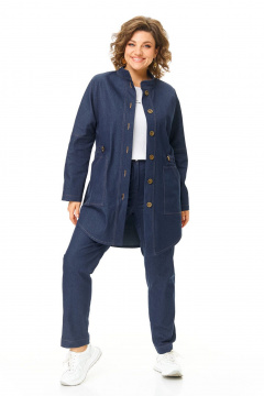 Брюки, жакет VI ORO VR-1200 джинс - фото 1