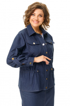 Жакет, юбка VI ORO VR-1201 джинс - фото 5