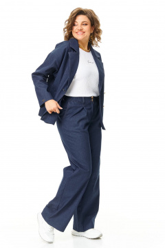 Брюки, жакет VI ORO VR-1207 джинс - фото 5