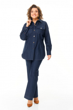 Блуза, брюки VI ORO VR-1209 джинс - фото 5