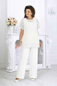 Блуза, брюки, джемпер Ninele 6075 молочный - фото 4
