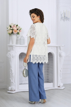 Блуза, брюки, джемпер Ninele 6075 небесный - фото 5