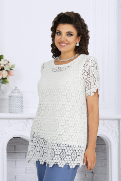 Блуза, брюки, джемпер Ninele 6075 небесный - фото 2