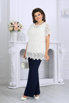 Блуза, брюки, джемпер Ninele 6075 синий - фото 3