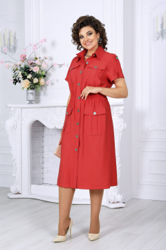 Платье Ninele 6074 красный - фото 2