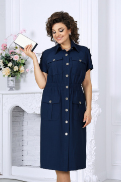 Платье Ninele 6074 синий - фото 2