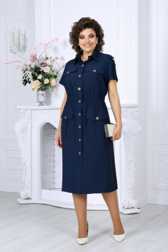 Платье Ninele 6074 синий - фото 1