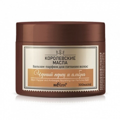 Бальзам-ополаскиватель Belita Королевские масла-Бальзам-парфюм для питания волос "Черный перец и амб - фото 1