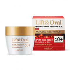Крем для лица Belita ЛифтОвал 60+-Крем ДНЕВНОЙ д/лица и век "Коррекция морщин" - фото 1