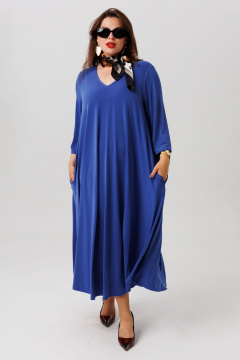 Платье Anastasia 1219.1 синий - фото 4