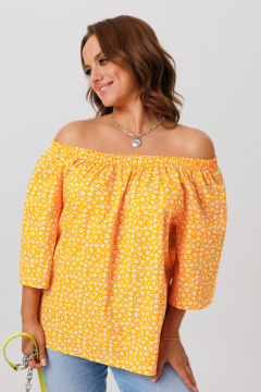 Блуза Anastasia 1251 оранжевый - фото 4