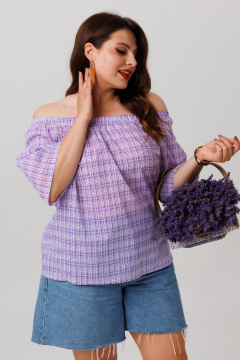 Блуза Anastasia 1252.1 лаванда - фото 5