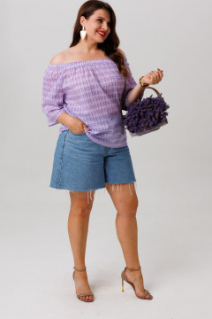 Блуза Anastasia 1252.1 лаванда - фото 3