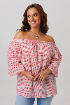 Блуза Anastasia 1252 красный - фото 4