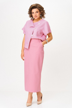 Жакет, юбка Michel chic 1422 розовый - фото 2