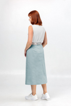 Юбка Соджи 661 голубой - фото 2