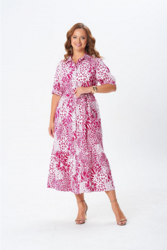 Платье Gizart 5126 фуксия - фото 1